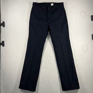 Levi's Men's Dark Wash Polyester Blend Navy Casual Dress Pants Size 32x32